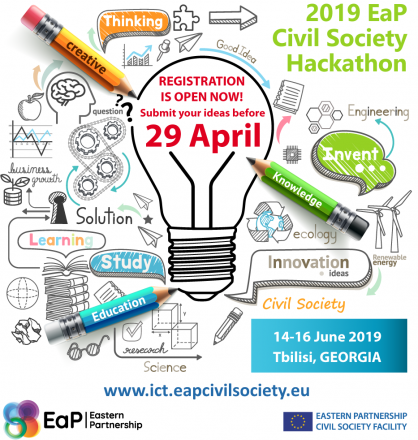 2019 EaP Civil Society Hackathon: Registration is open!