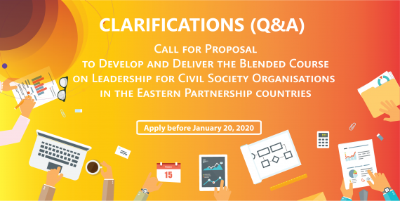 Clarifications (Q&A) on the Call for Proposals to Develop and Deliver a Blended Course on the Leadership for Civil Society Organisations Available