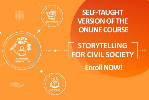 The Self-taught Version of the Course on Storytelling for Civil Society is online now!