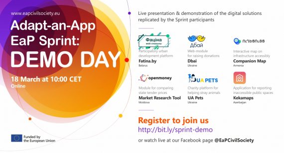 Demo Day of the Adapt-an-App EaP Sprint / March 18, 2021